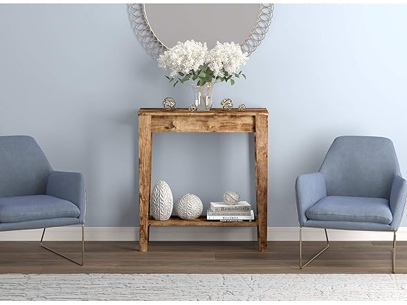 Safdie & Co Rustic Farmhouse Entry Table