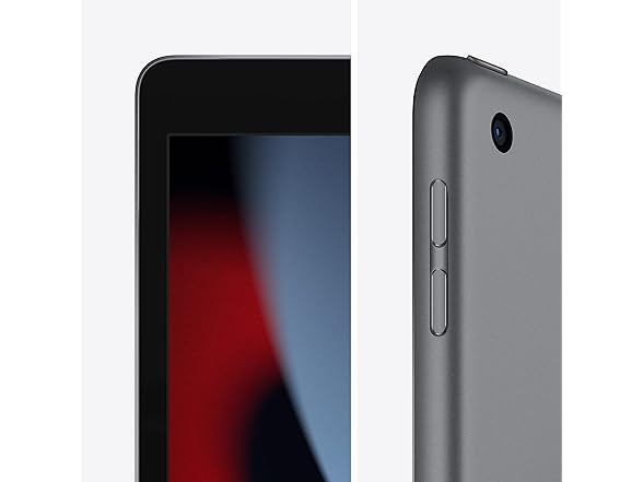 Apple iPad (9th Generation): with A13 Bionic chip, 10.2-inch Retina Display, 64GB, Wi-Fi, 12MP front/8MP Back Camera, Touch ID, All-Day Battery Life – Space Gray (Open Box)