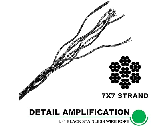 1/8 400ft T316 Stainless Steel Railing Cable Wire