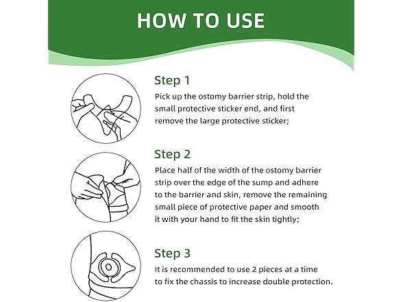 ovand Ostomy Bag Flange Barrier Strips