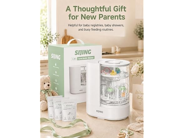 SIJING Baby Bottle Washer Sterilizer
