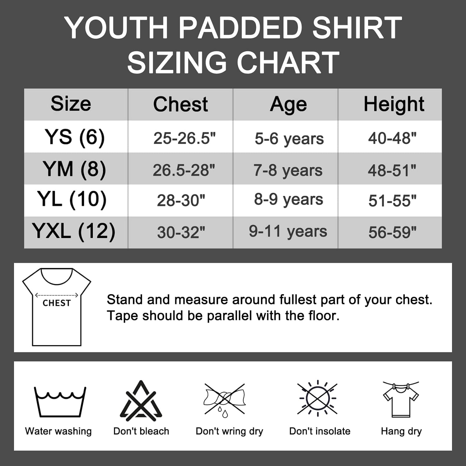 Youth Football Padded Protective Shirt - Gallery 12