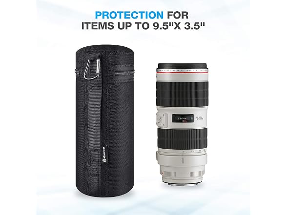 Powerextra 4x Zipper Lens Case Lens