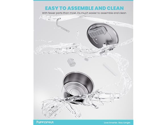 Cat Water Fountain Stainless Steel - 108oz/3.2L