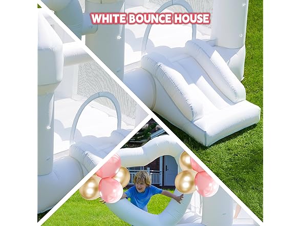 White Inflatable Bounce House