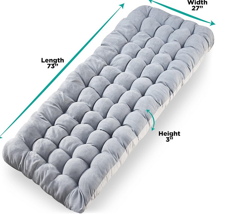 Zone Tech Camping Mattress Gray with Pillow - Gallery 7