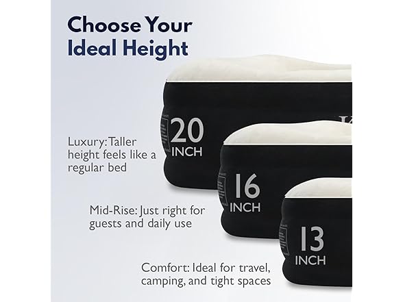 King Koil Luxury Pillow Top Queen Air Mattress