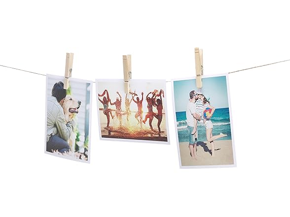 Whitmor Wood Natural Clothespins