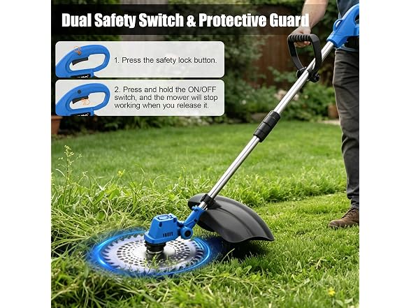 AZZUNO 21V Electric Weed Wacker