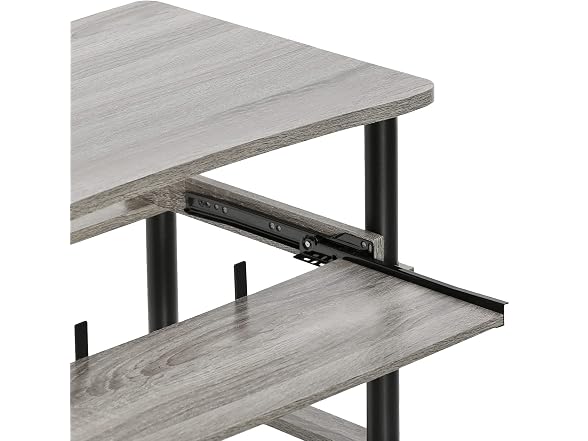 Furinno 10016GYW/BK Home Laptop Notebook Computer Desk