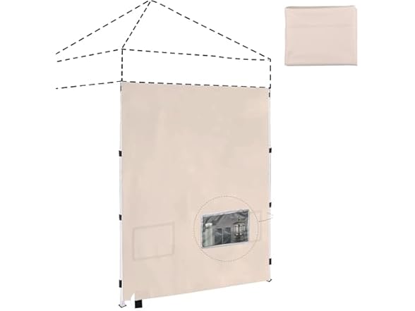 SANWAY B0DT48XKYC 5x5 Pop up Canopy Sidewall