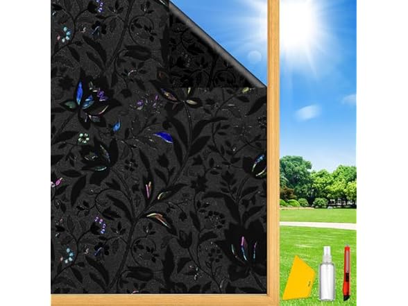Dwersty Blackout Window Privacy Film