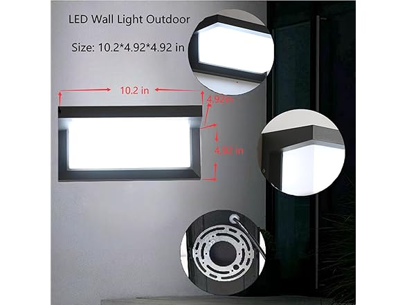 Caniuev Outdoor Wall Lights