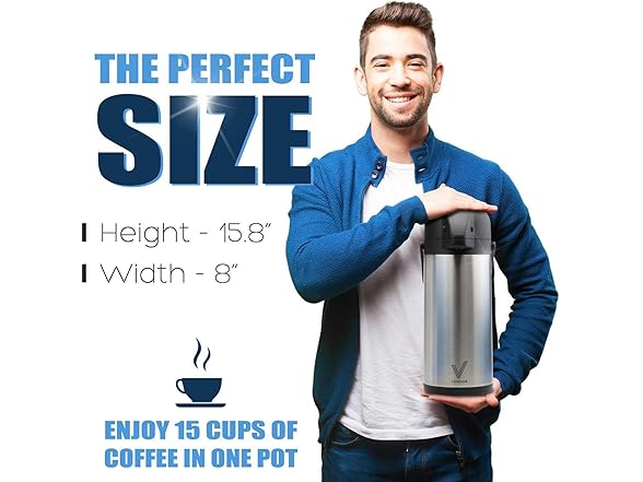 85 oz Airpot Coffee Carafe with Pump