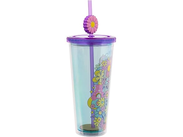 Care Bears Groovy Love Quote, Plastic Cold Cup, 24oz