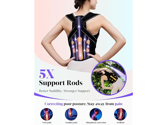 pluclike Posture Corrector for Women and Men,