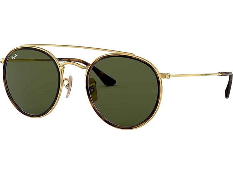 Ray-Ban Rb3647n Double Bridge Round Sunglasses - Gallery 4
