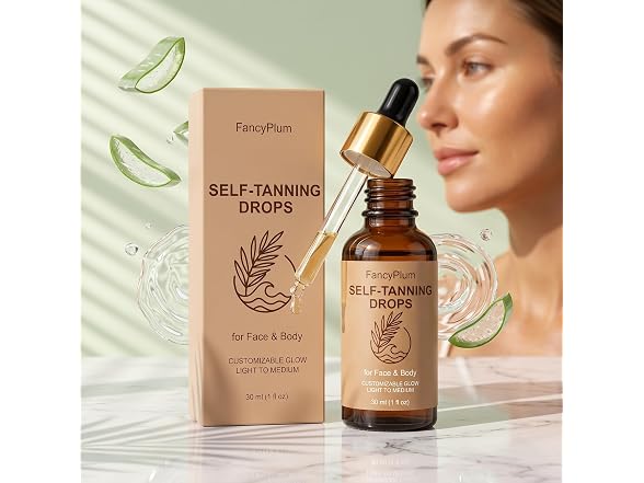 FANCYPLUM Self Tanning Drops for Face