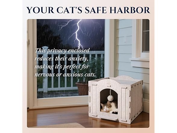 Apasiri Cat House Scratch-Resistant