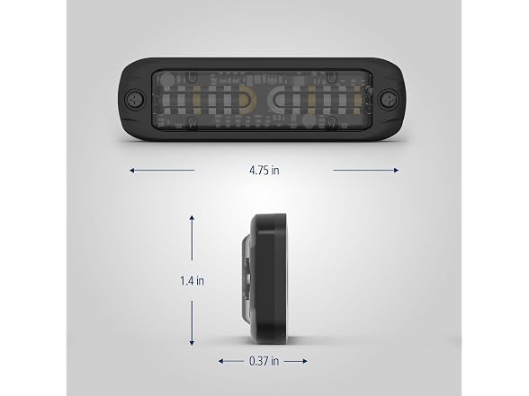 ECCO LED Amber Warning Light 6 LEDs