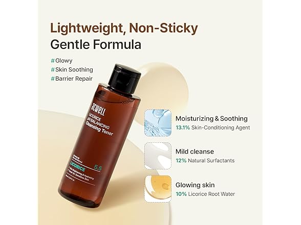 ACWELL Licorice pH Toner, 5.07oz