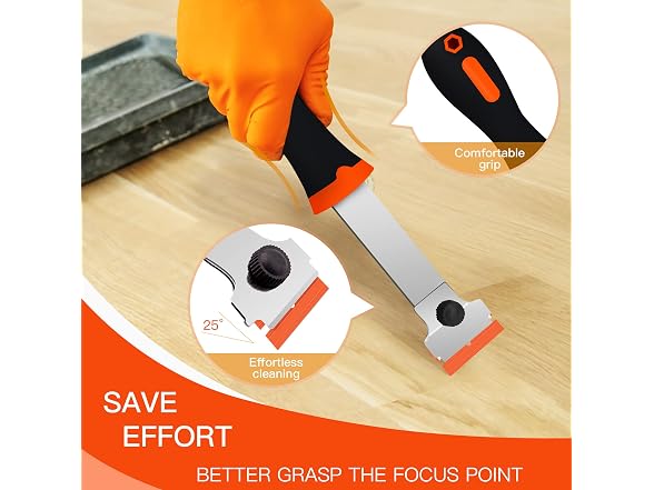 DEKEones APP-Auto-148 (2 Pack) Razor Blade Scraper +