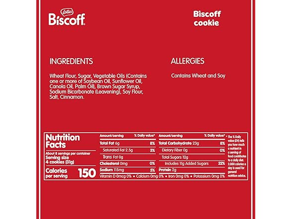 Biscoff Lotus Biscoff Cookies- Caramelized Biscu