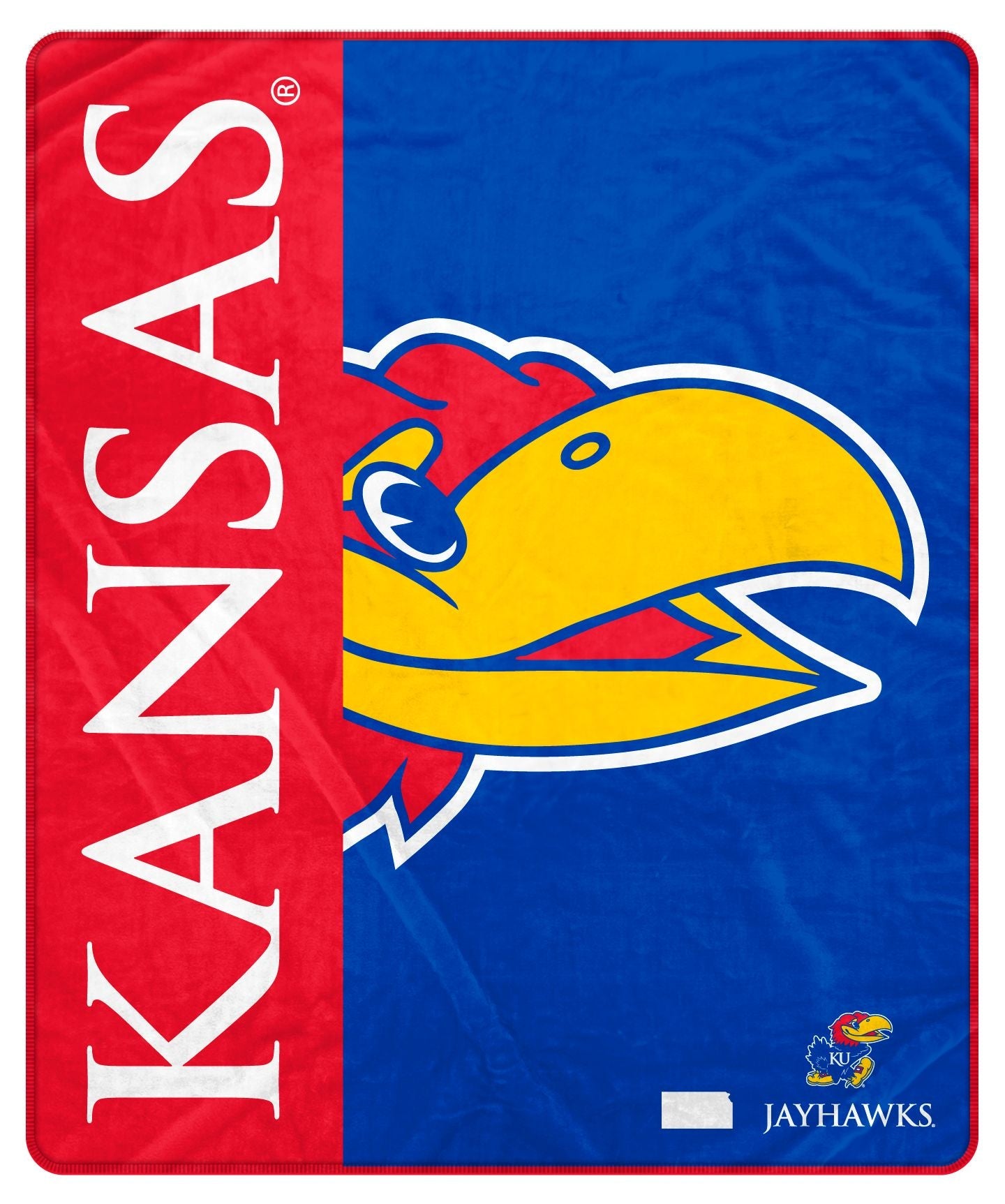 NCAA Side Bar Big Logo Blanket (50 x 60) - Gallery 12