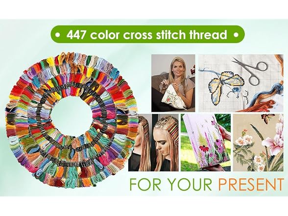 Friendship Bracelet String, 447 Skeins