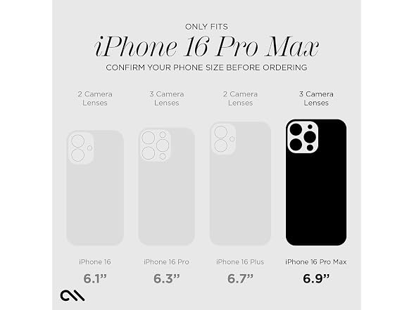 Case-Mate Case-Mate iPhone 16 Pro Max Case [Compat