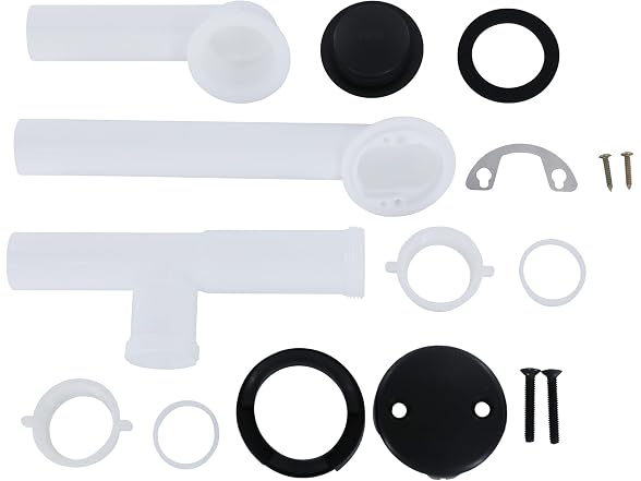Danco Touch-Toe Drain Kit Matte Black