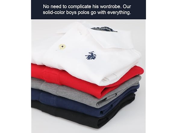 U.s. Polo Assn. Boys (10-12) Classic Short Shirt