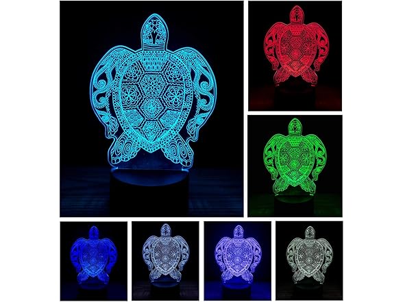 Gfytdxe 3D Optical Illusion LED Night 