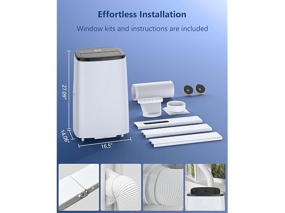 DEXSO 14,000 BTU High-Capacity Portable AC Unit