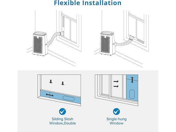 dainslef 3-in-1 14000 BTU Portable Air Conditioner