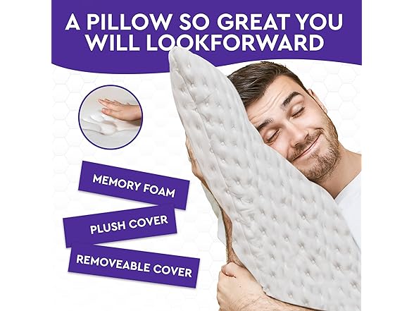 Slumberfy Side Sleeper Pillow Queen Size