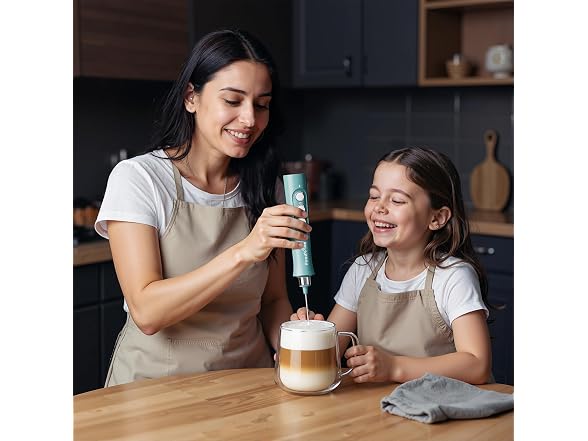 FoodVille MF02 Rechargeable Milk Frother Green