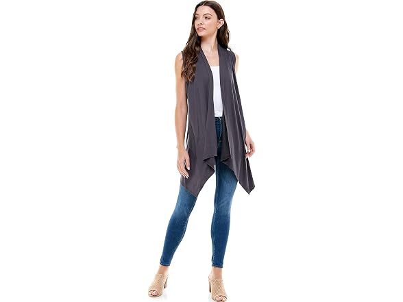 Azules Women (XL) Sleeveless Open Front Cardigans