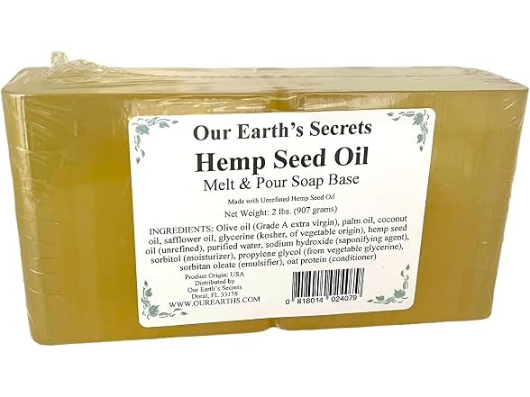 Our Earth's Secrets Hemp Seed - 2 Lbs Melt an - Gallery 3