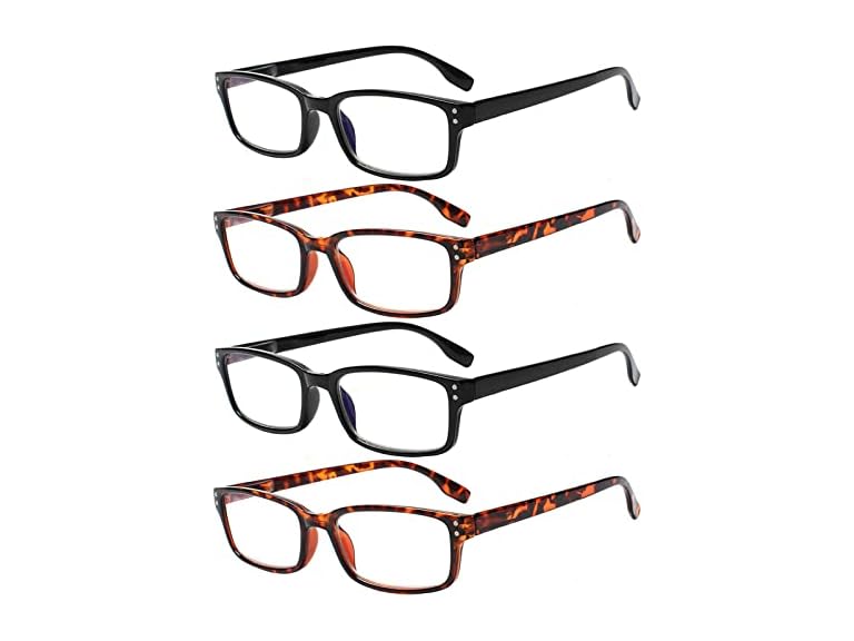 8 Pack Reading Glasses w/ Spring Hinges