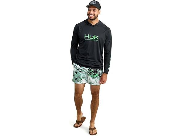 HUK Men's Vented Fishing Hoodie,S