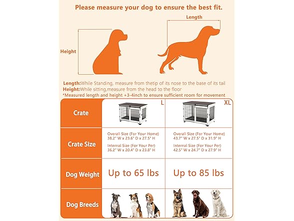 Piskyet Wooden Dog Crate Furniture