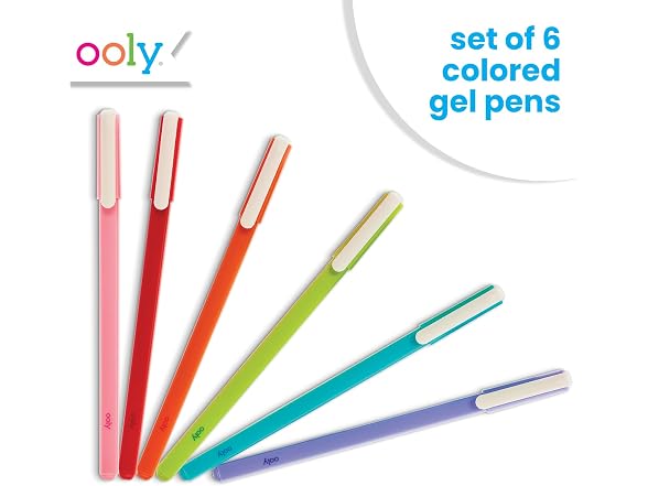 Ooly Fine Tip Multi Color Gel Pen, 1 EA