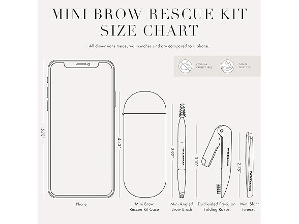 Tweezerman Mini Brow Rescue Kit