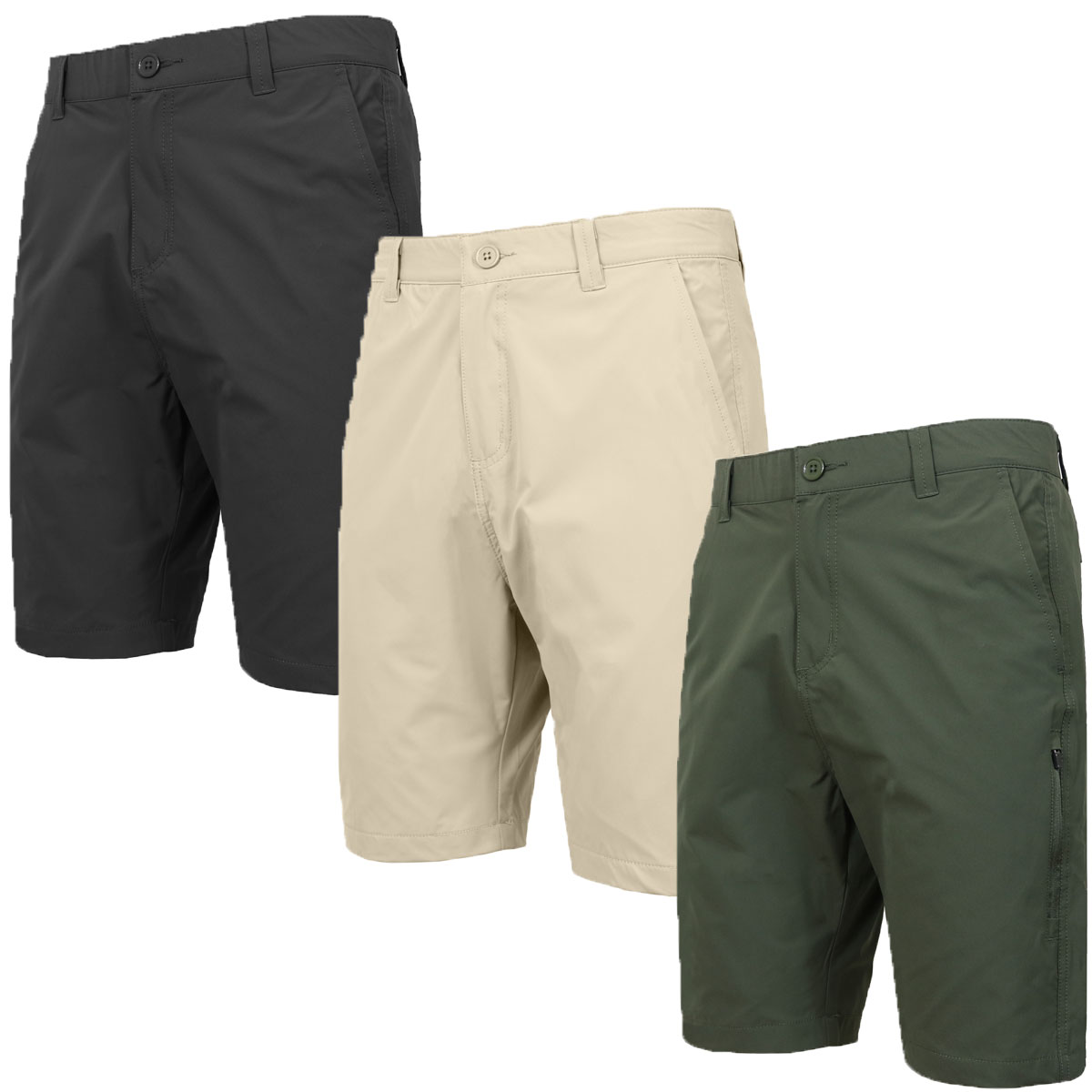 3 Pack Men's Stretch Utility Shorts (32-42) - Gallery 26