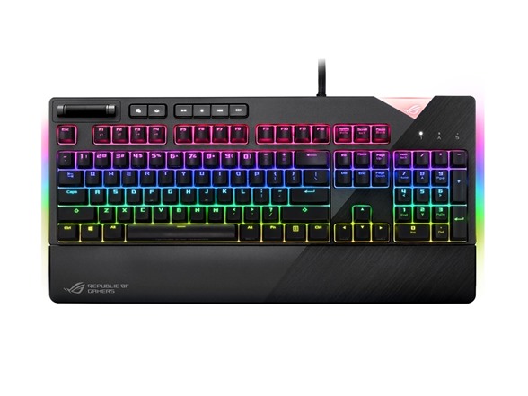 ASUS ROG Strix Flare Keyboard, MX RGB Silver