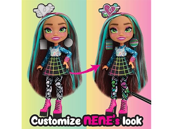 Just Play Art Squad Nene 10-inch Doll & Accessories