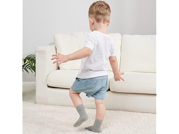 12 Pair Baby Non Slip Ankle Socks