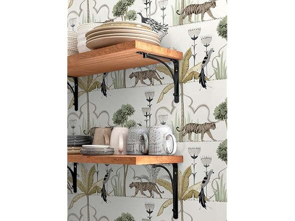Ivory Peel and Stick Wallpaper