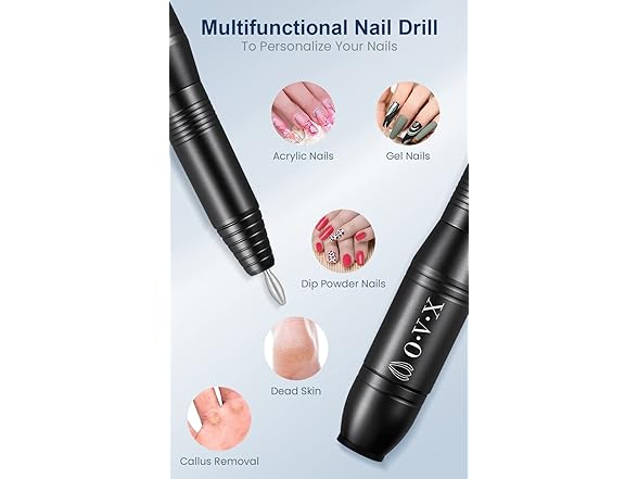 OVX Professional 20000 RPM USB Nail Drill Ef